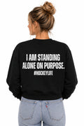 I STAND ALONE UNISEX CREWNECK HOCKEY SWEATER
