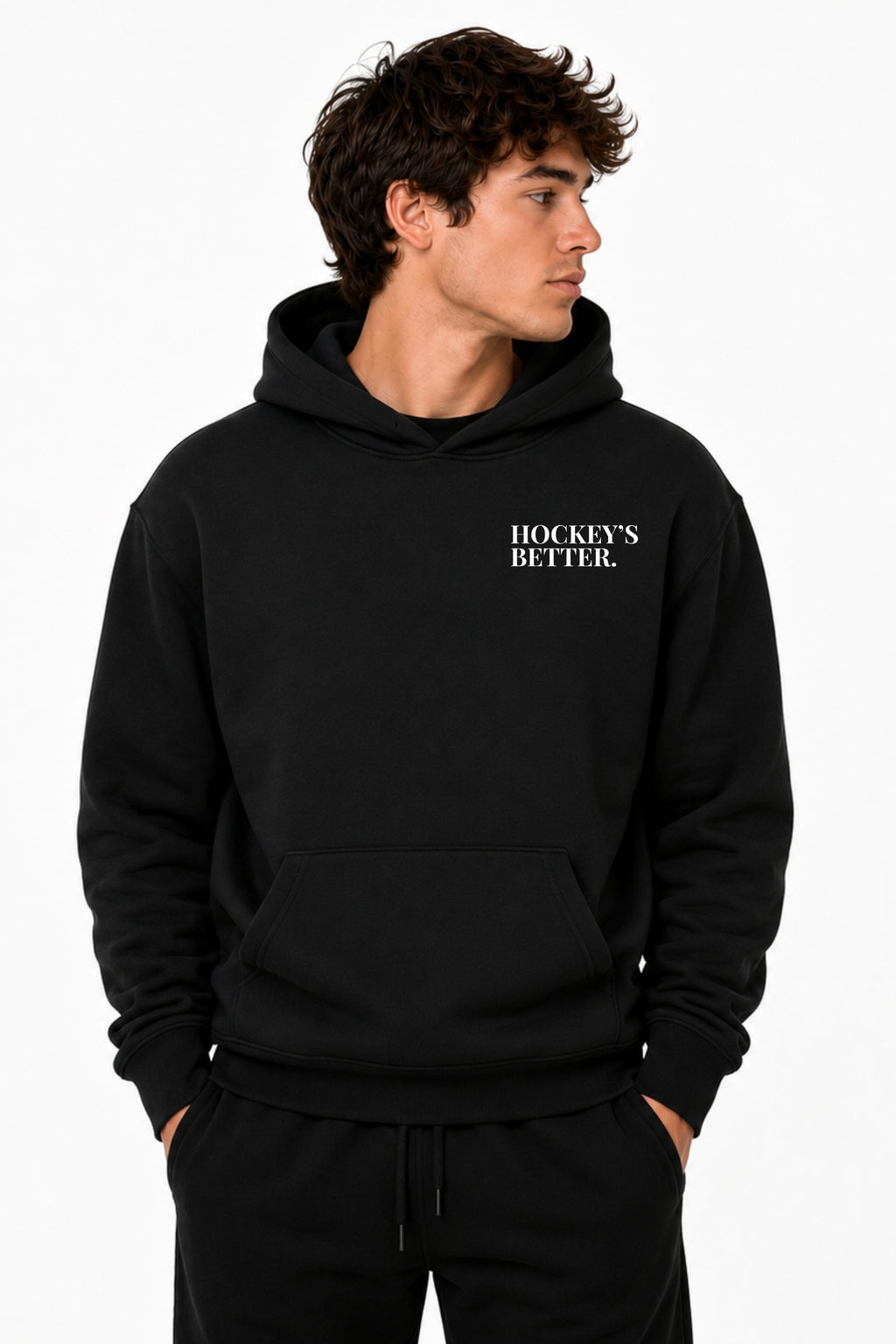 I STAND ALONE UNISEX HOODIE HOCKEY SWEATER
