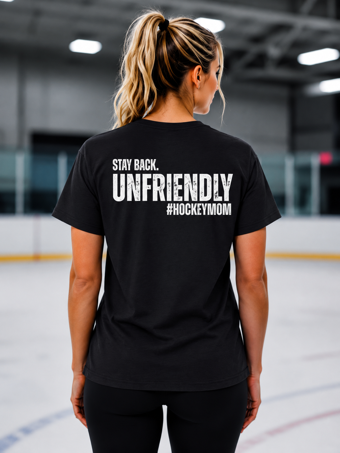 UNFRIENDLY HOCKEY MOM T-SHIRT