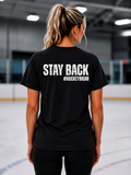 STAY BACK - HOCKEY MOM T-SHIRT
