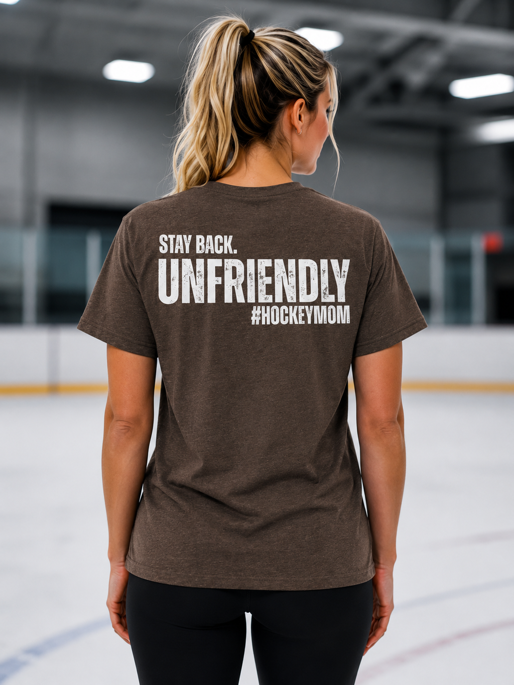 UNFRIENDLY HOCKEY MOM T-SHIRT