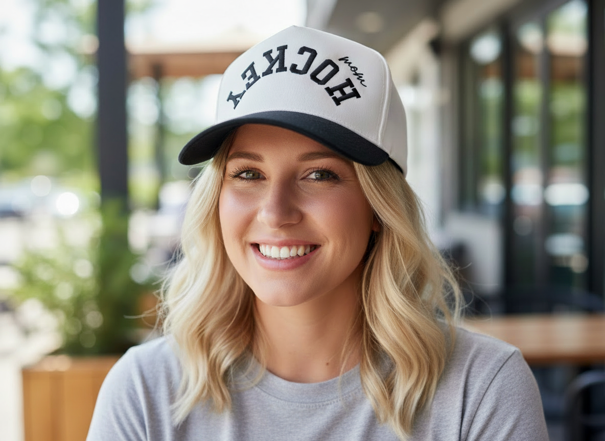 HOCKEY MOM HAT